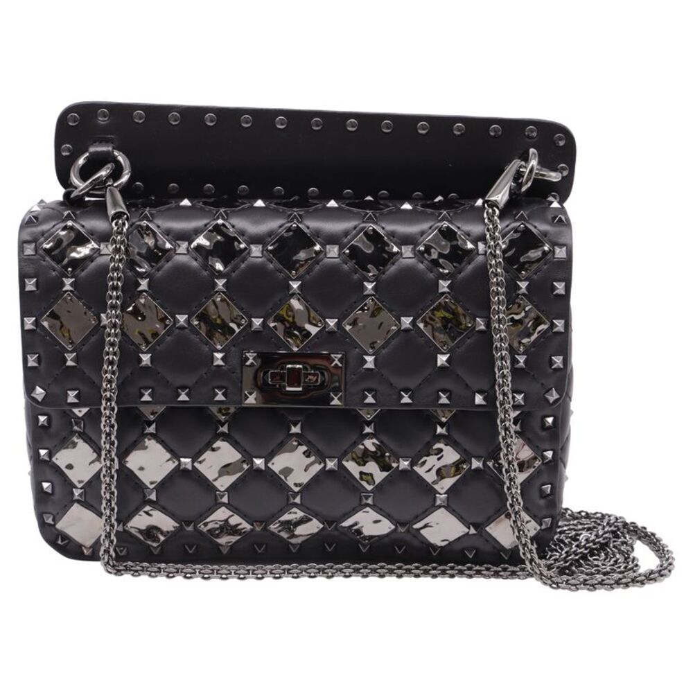 Valentino Medium Rockstud Spike.It With Metal Rhombus Detail Shoulder Bag in - Picture 7 of 12
